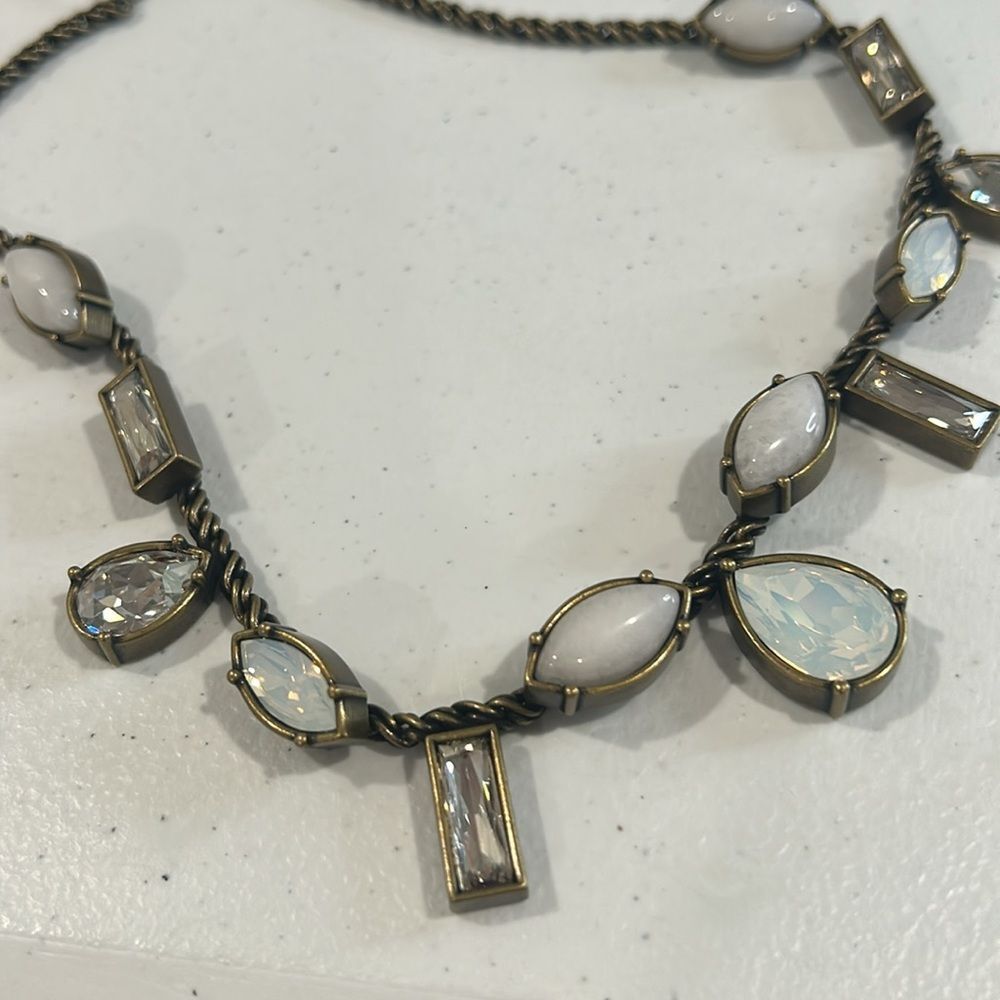 New Silpada KR Necklace with Swarovski Crystals & Genuine Moonstone - Picture 4 of 4